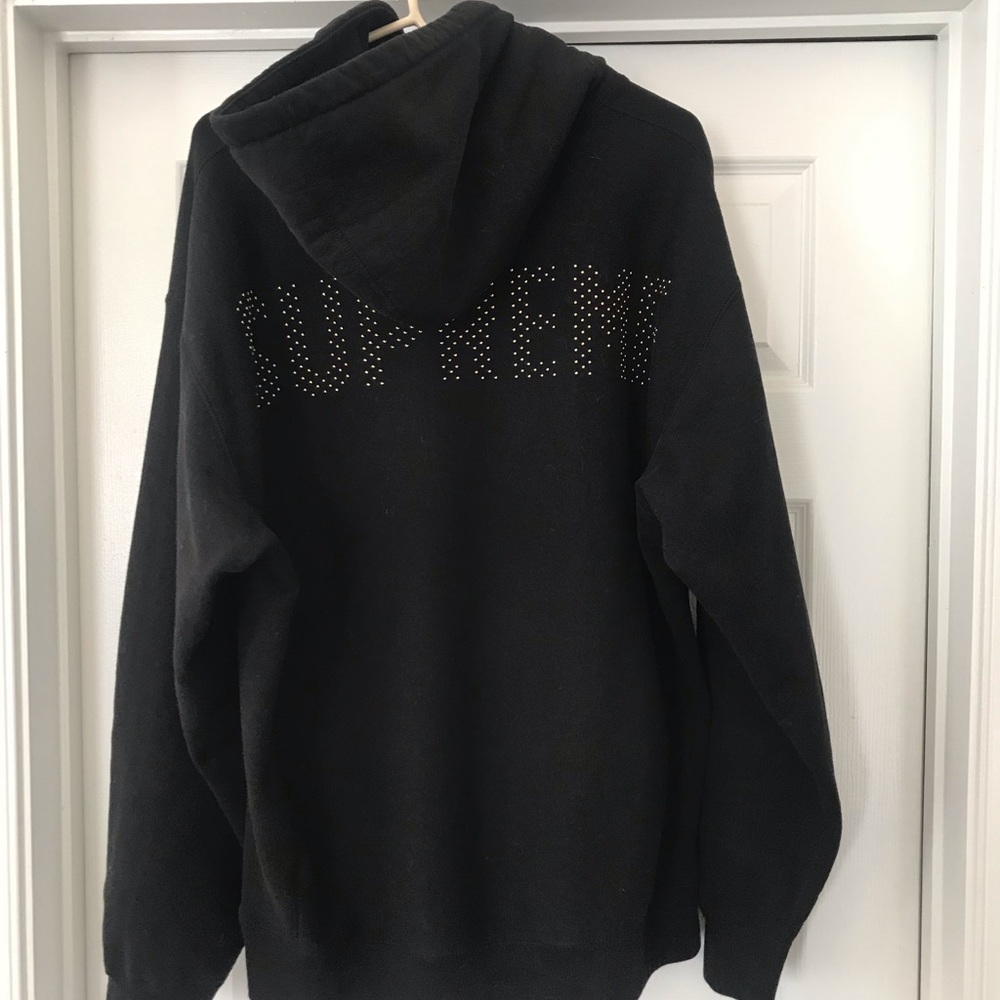 Supreme New York SS18 Studded logo hoodie XL